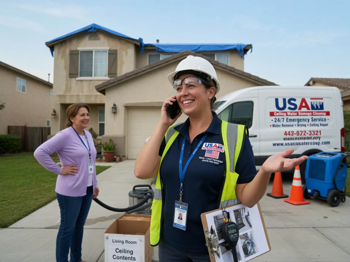 Ceiling Water Damage Restoration Mount Calm, TX FAQs